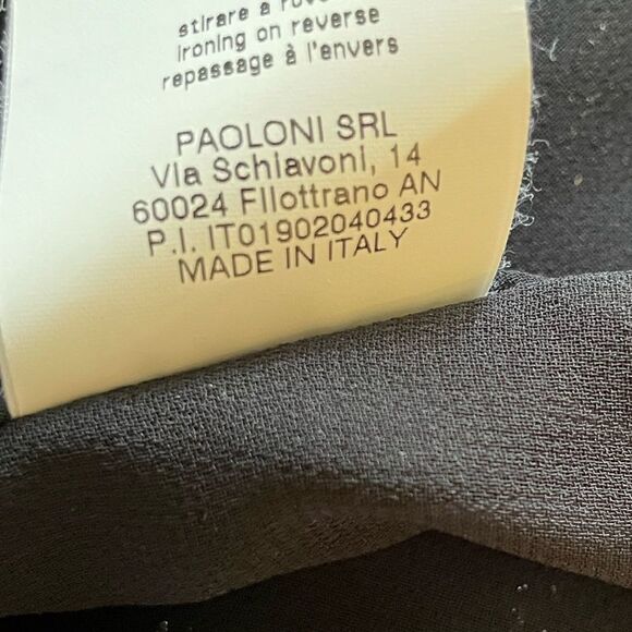 MSGM Milano Black and Silver Long Sleeve Dress size Small - Picture 4 of 10